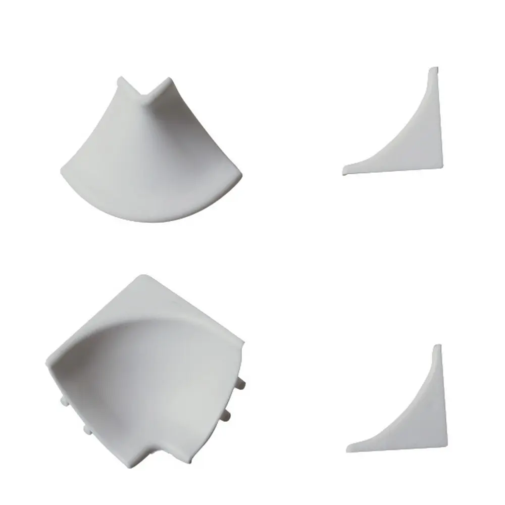 Комплект аксессуаров для монтажа ПВХ-плинтусов серого цвета 89428443 Santreyd STLM-1582144