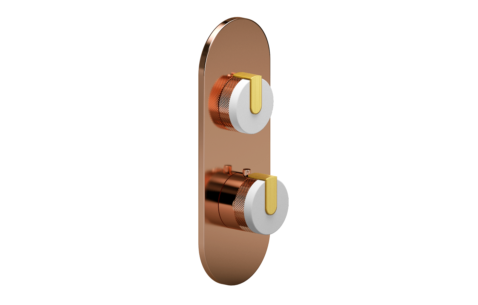 E-8026-R1WTE0-L1BAU-RG-T Планка M-Series с 2 ручками - Внешняя часть GRAFF MOD+