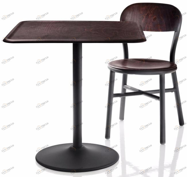 Magis Круглый стол из фанерованной древесины Pipe sun-id-1436352