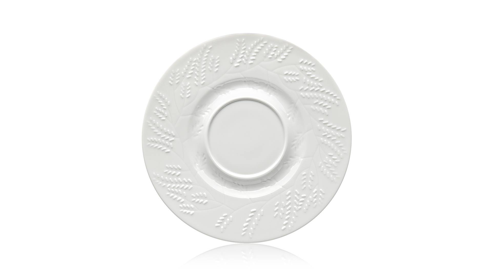 57529 Haviland Чашка для завтрака с блюдцем 330мл "Белый прованс" Фарфор  - Вид №2