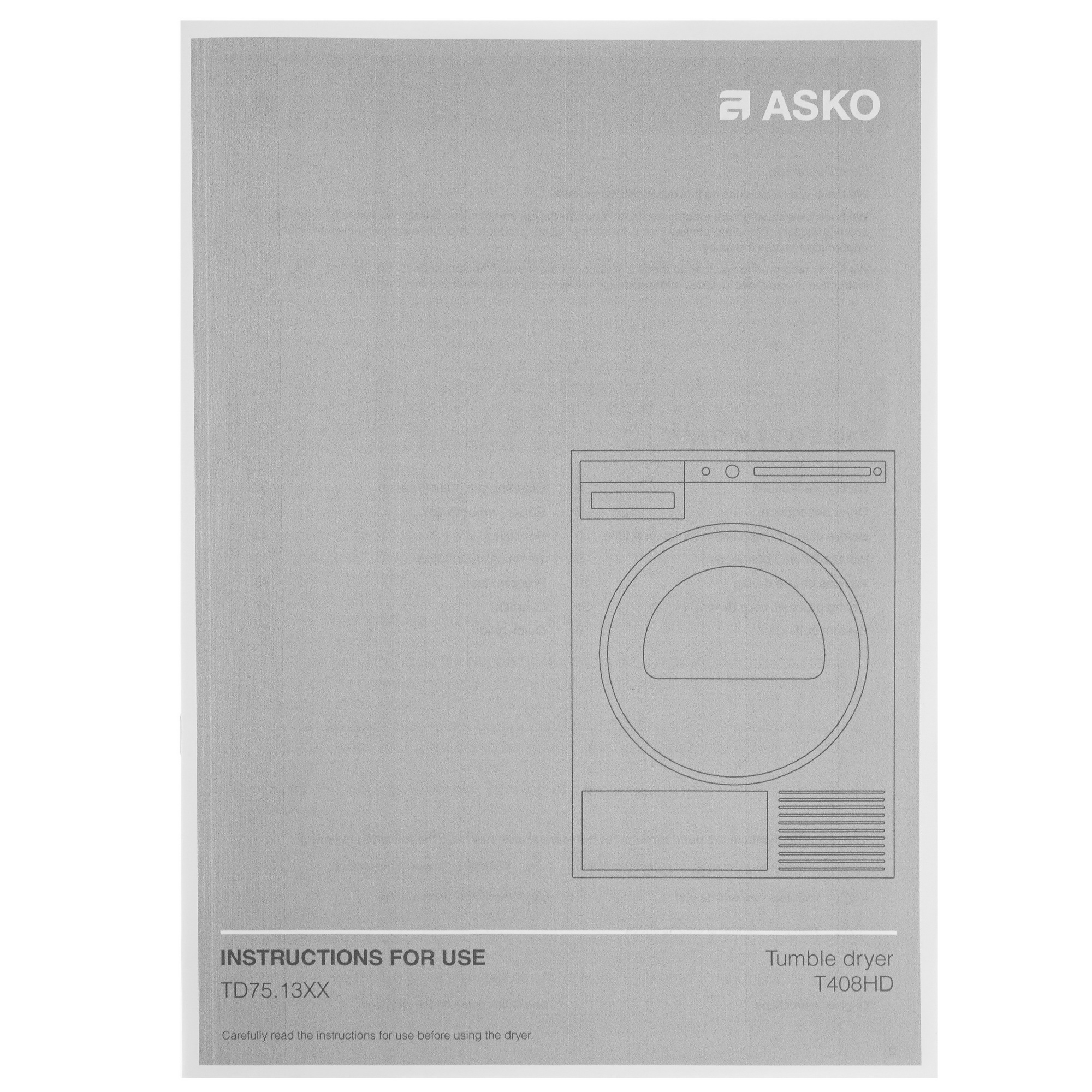 5334211 Сушильная машина Asko T408HD.T.P серый STDN-0013756 - Вид №10