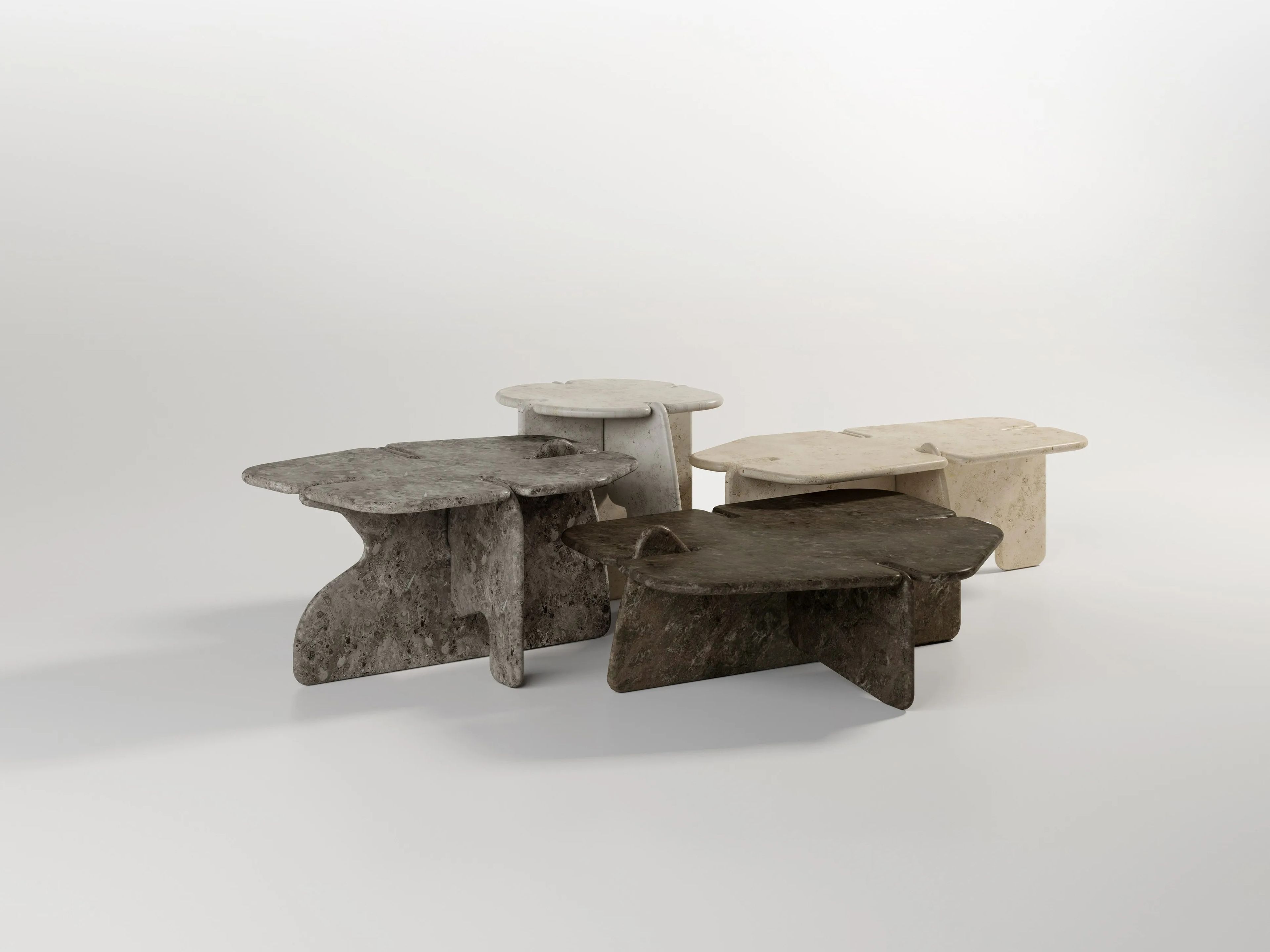 Журнальный столик из натурального камня Davani Lamé ARCH-00101284 - Вид №1