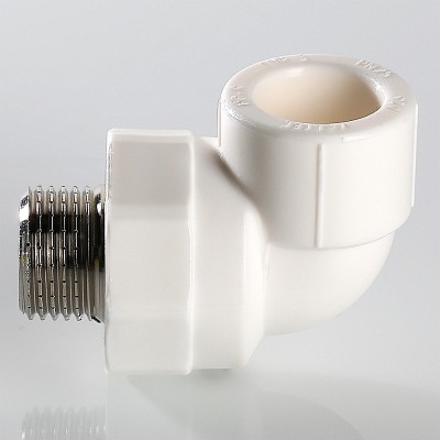 VTp.753.0.02504 Фитинг полипропиленовый – угольник с переходом на наружную резьбу Valtec 25 мм х 1/2"  - Вид №4