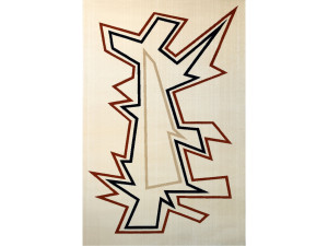 Прямоугольный ковер с рисунком из полипропилена