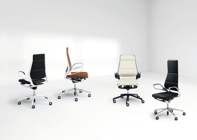 5-спицевое кожаное вращающееся офисное кресло König Neurath AURAY ARCH-00081027 - Вид №1