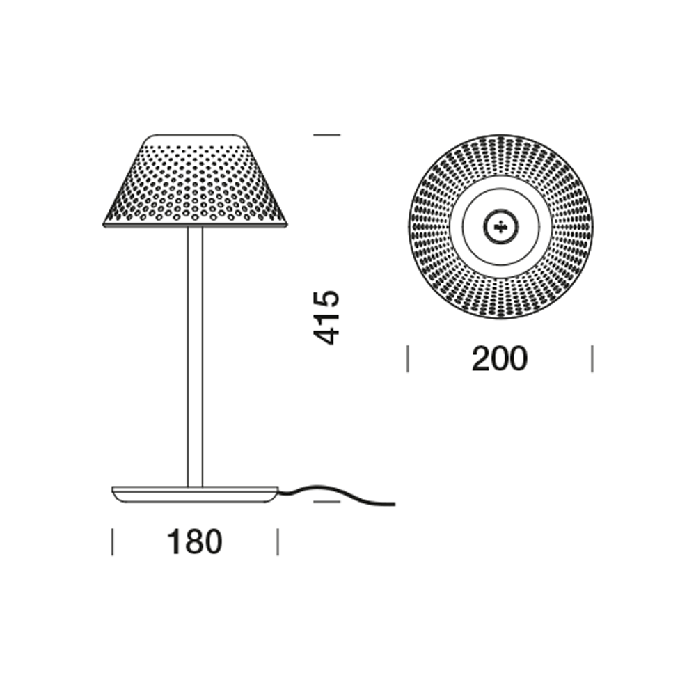 3256116.121 Настольная лампа Platek MESH Limited edition  MESH Limited edition - LED 3000K 87°  - Вид №10
