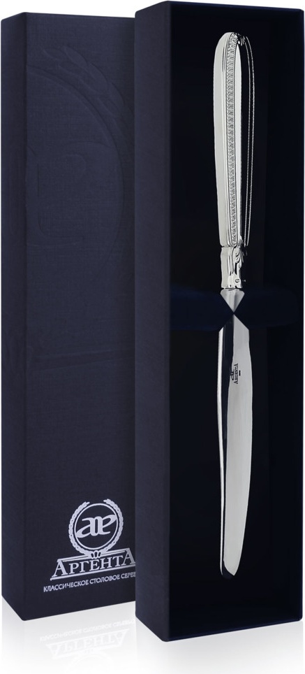 10628572 Аргента (Россия) Нож столовый "Император" Серебро 925 