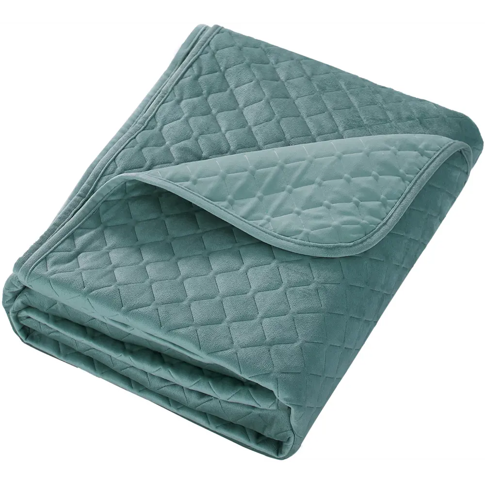 Santreyd Velvet — бархатное покрывало 200x220 см в изумрудном цвете 88035611 STLM-1034222