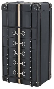 Комод-сундук высокий черный Goldwynn PUSHA ДИЗАЙНЕРСКИЕ, EICHHOLTZ 062459 Черный