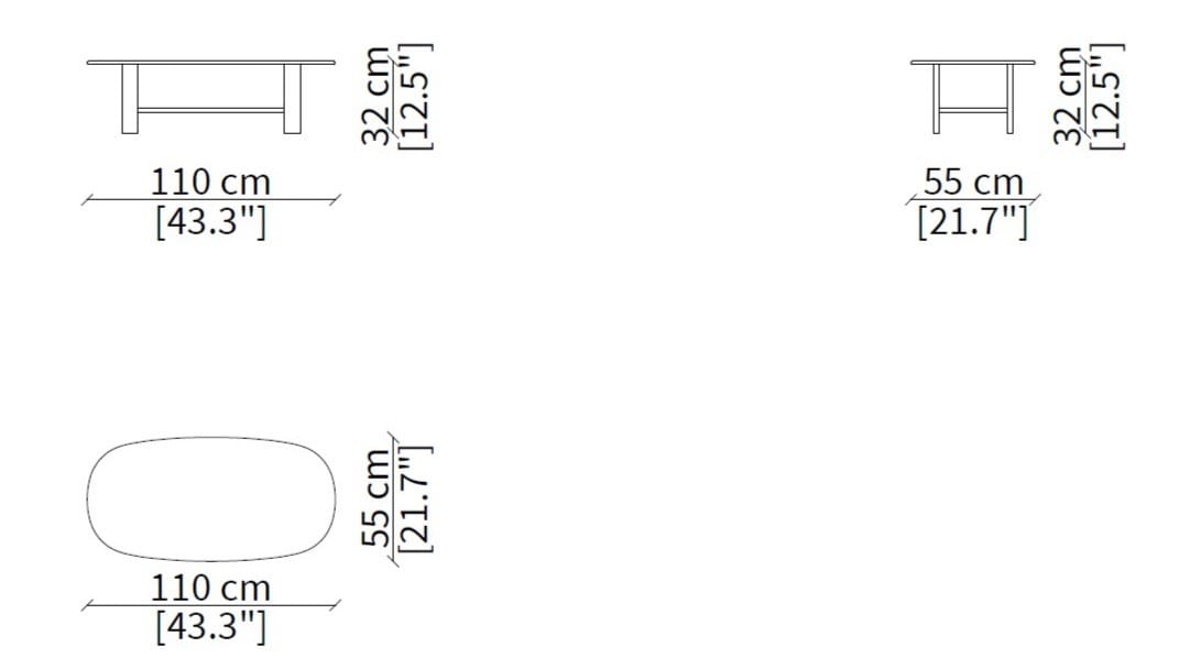 Круглый журнальный столик в seminato Frigerio Mocki ARCH-00050325 - Вид №7