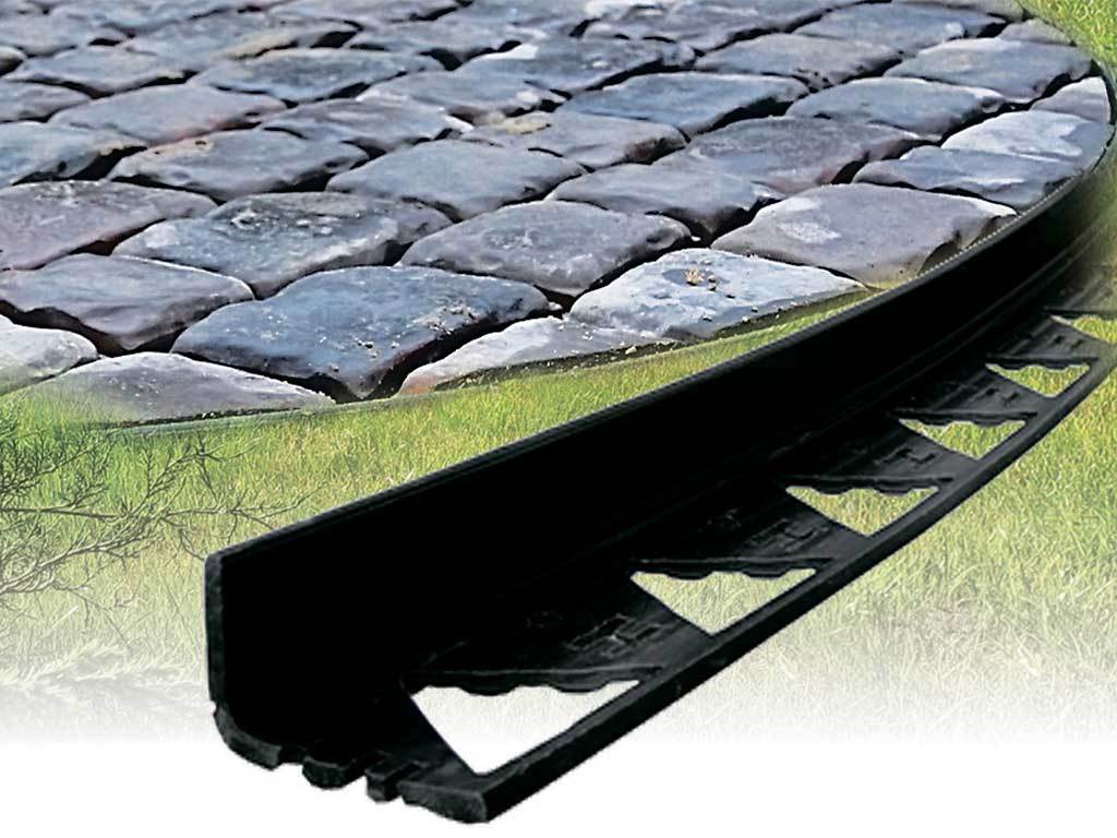 Пластиковый бордюр 57 мм, длина 3 м ГеоПластБорд GPBST-41 - Вид №9