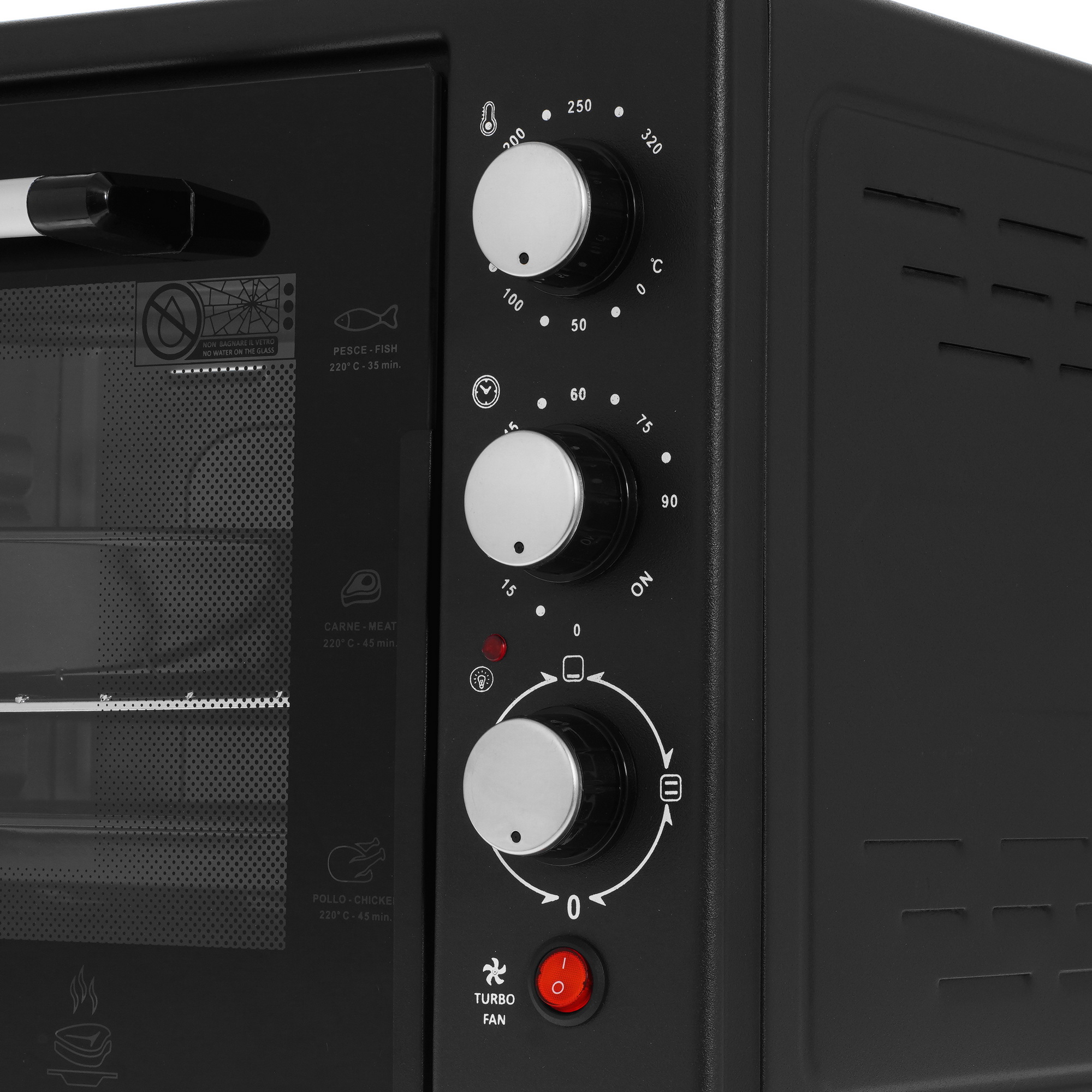 8189988 Мини-печь Kraft KF-MO 4506 BL черный STDN-0030798 - Вид №3