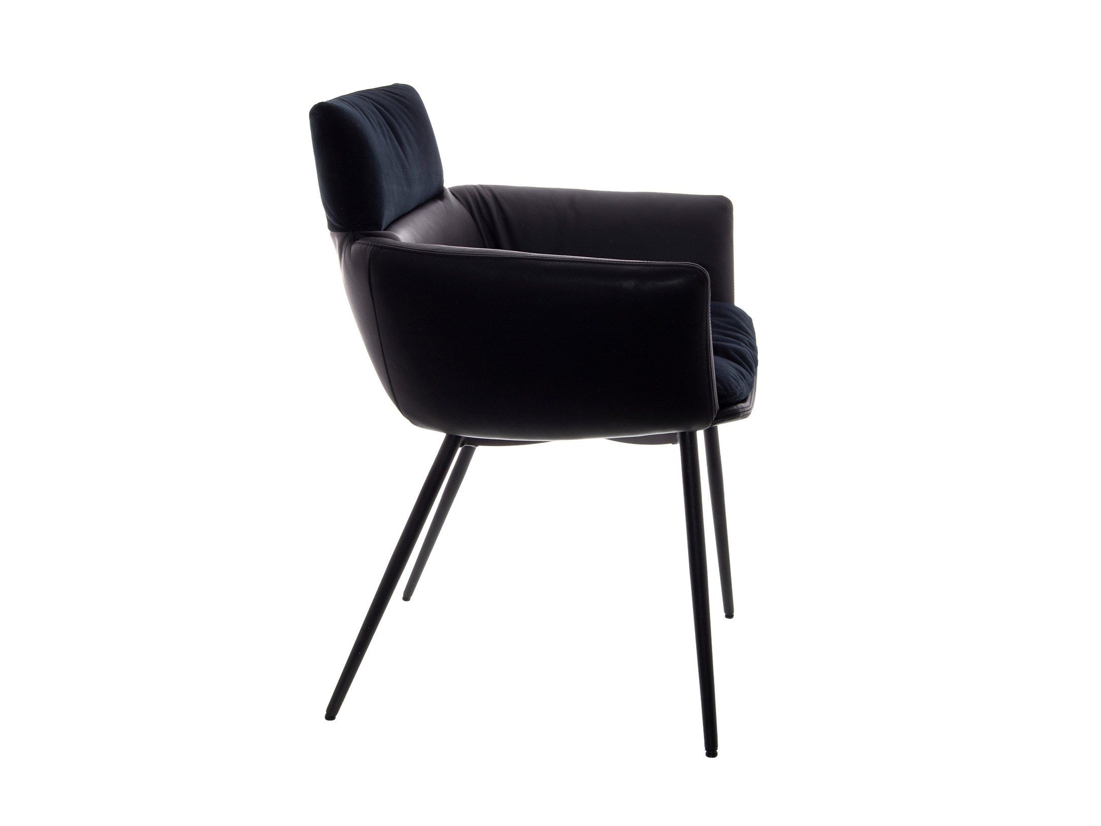 Мягкий стул с подлокотниками и основанием с 4 ножками KFF Faye ARCH-00120146 - Вид №3