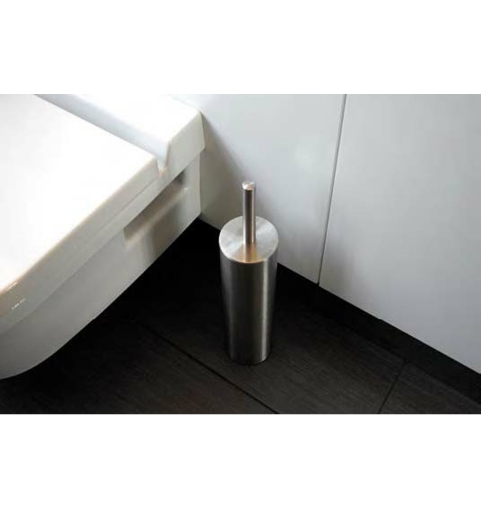 FROST Ершик для унитаза 1, напольный » полированный. Нержавеющая сталь Полированный O1910  - Вид №2