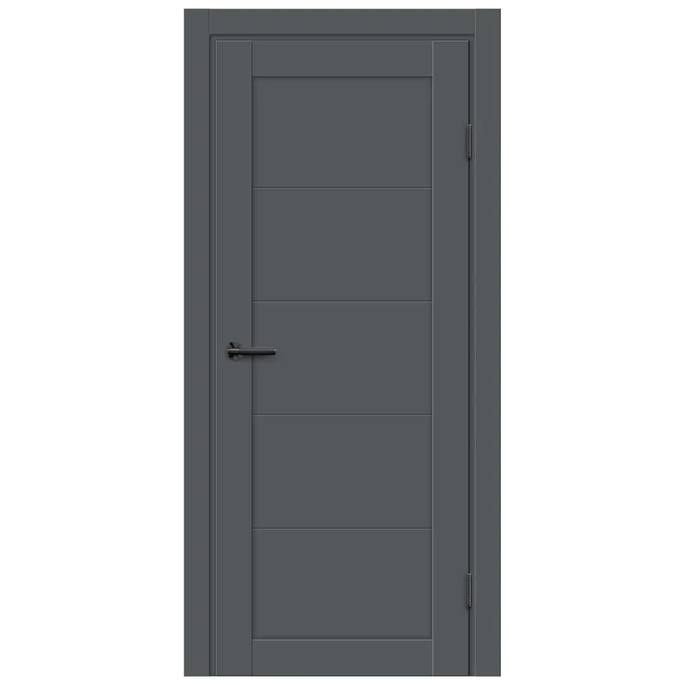 Межкомнатная дверь Толедо 2 МАРИО РИОЛИ 60×200 см графит 89392651 STLM-1467927