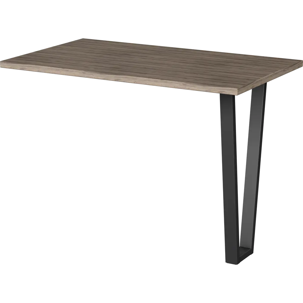 Подстолье для обеденного и письменного стола 71 см сталь цвет черный глянцевый DUCKANDDOG STLM-2155691 - Вид №7