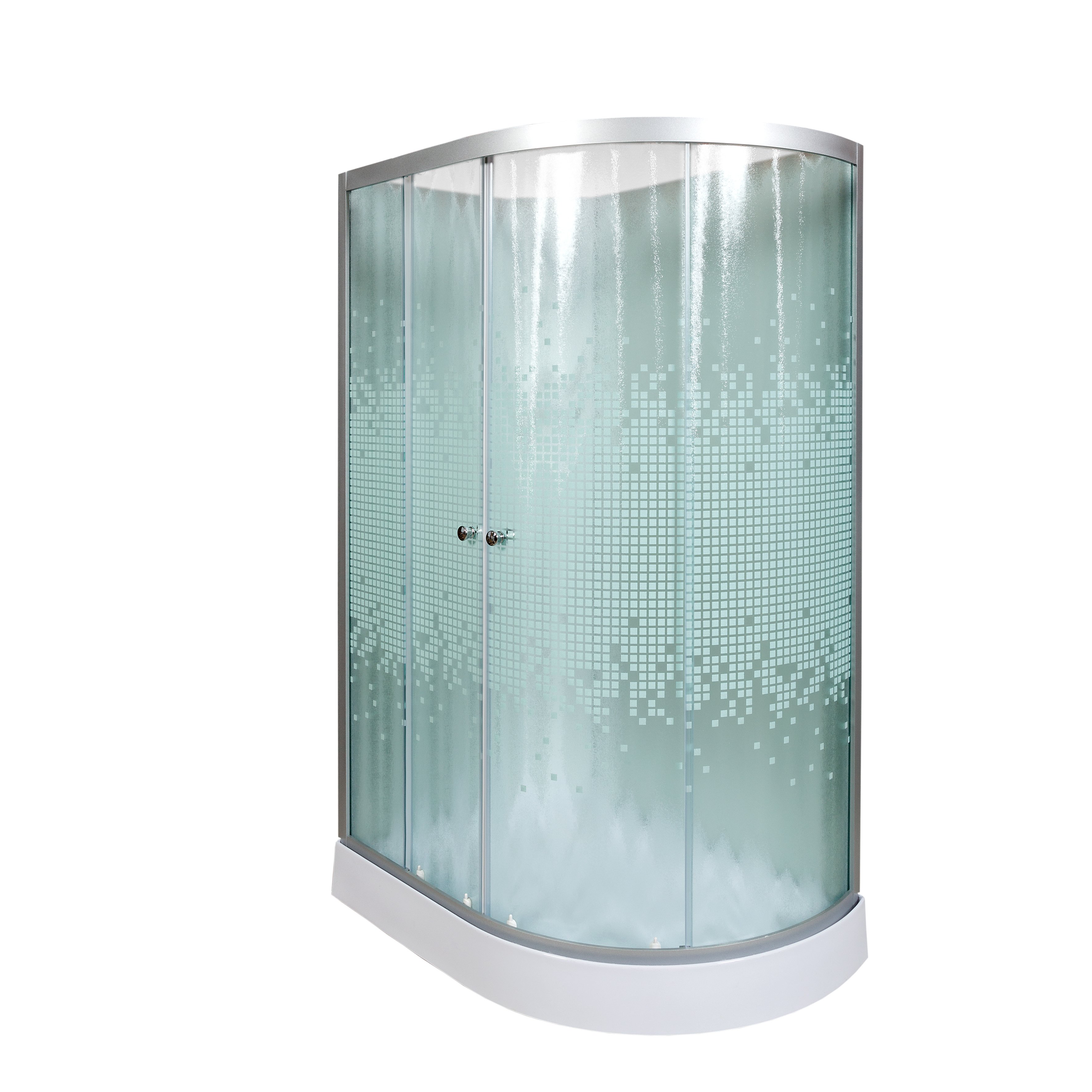 BМ1510 LED с гм. BLACK Душевая кабина DETO Серия ВМ L 902 L N с гидромассажем - Вид №6