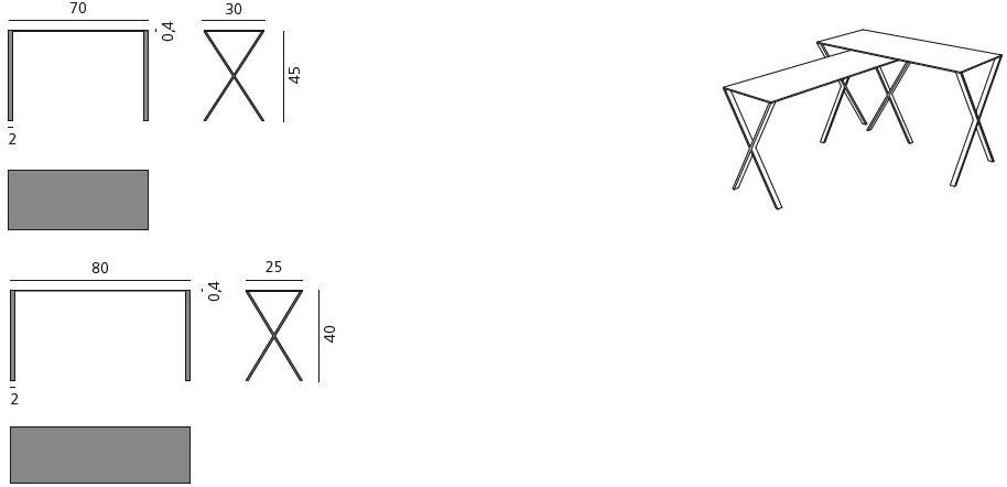 more Прямоугольная стальная консоль Lax sun-id-1394545 - Вид №5