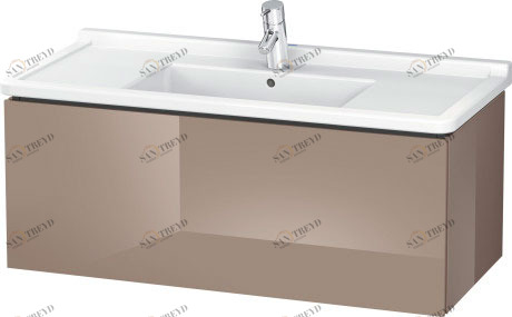 LC616608686 L-Cube Тумбочка подвесная Капучино глянцевый лак Duravit