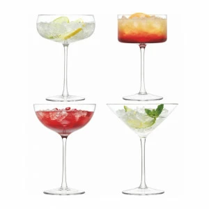 Набор из 4 бокалов-креманок 200-310 мл Lulu LSA INTERNATIONAL LULU 00-3863023 Прозрачный