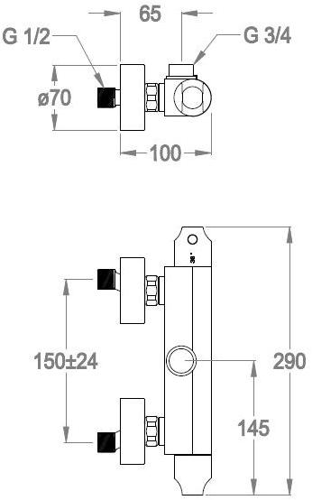 Fir Italia Кран для душа Dynamica 88 8884865 - Вид №1