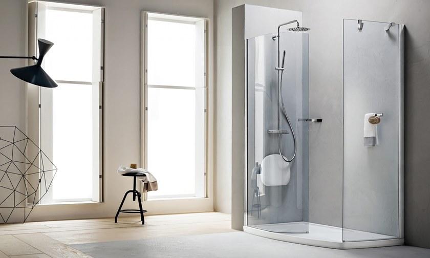 ARBLU Угловая душевая кабина с поддоном Aqua sun-id-1399782 - Вид №3