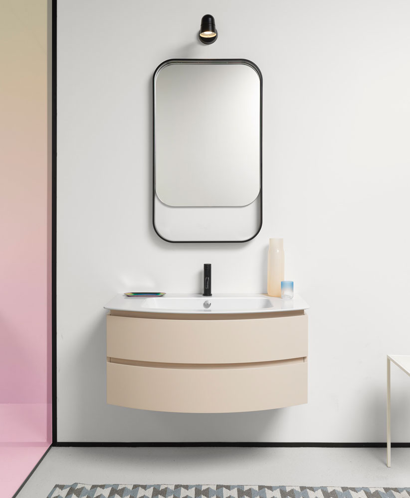 8825111 Подвесная раковина настенная овальная GSI ceramica Pura белая - Вид №2