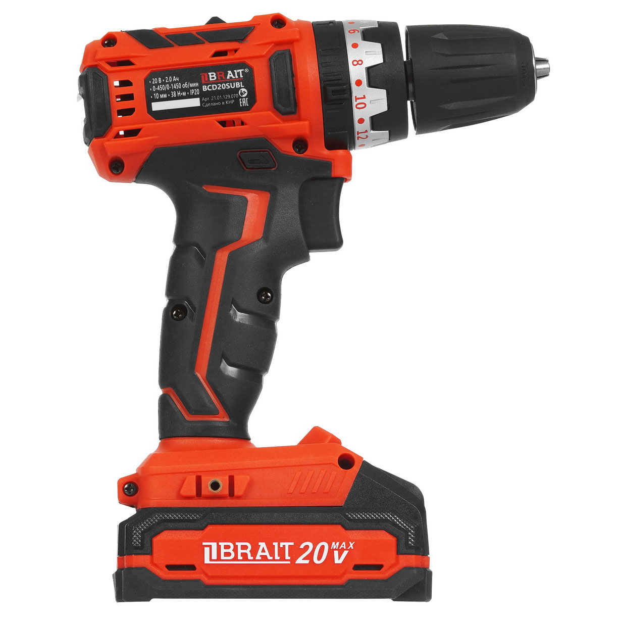 Дрель-шуруповерт BRAIT BCD20SUBL 9230655 STDN-0018180 - Вид №2