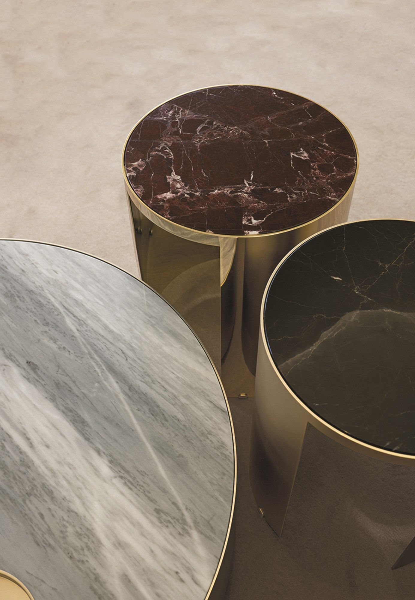 Низкий мраморный журнальный столик Longhi Loveluxe ARCH-00133246 - Вид №3