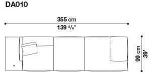 B&B Italia 3-х местный тканевый диван с шезлонгом Dock sun-id-1355318 - Вид №48