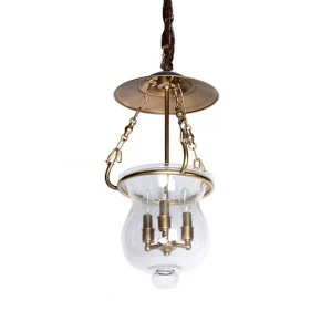 Подвесной светильник BRCH9019-3 от Delight Collection DELIGHT ДИЗАЙНЕРСКИЕ 243915 Прозрачный;золото