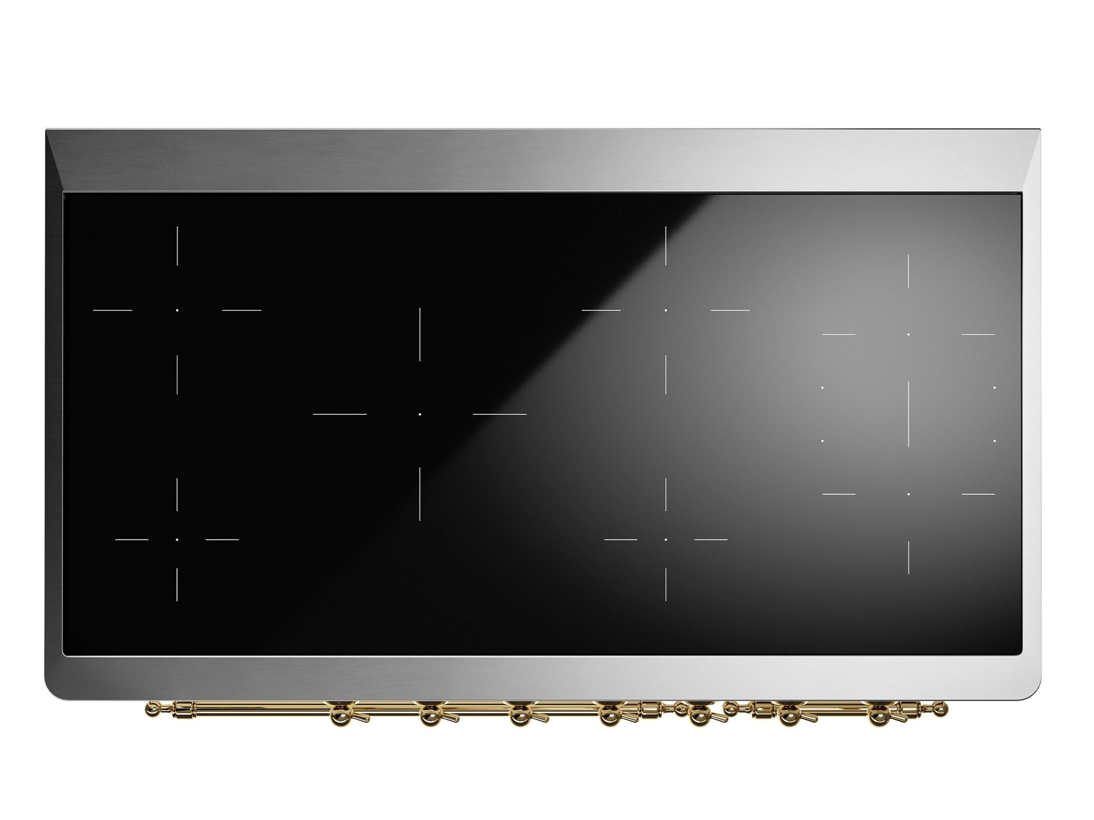 Стальная отдельно стоящая кухня с индукционной плитой Ilve Majestic ARCH-00095495