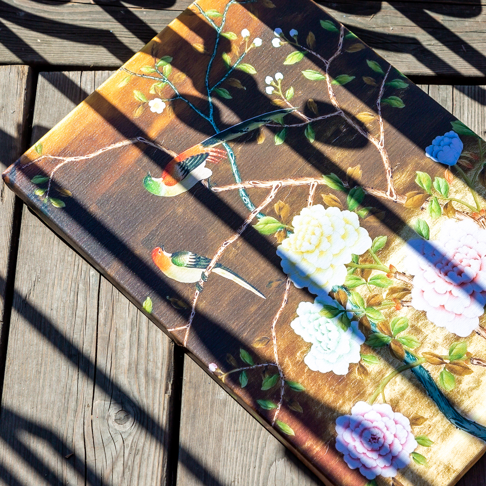 75080007 Картина «Шинуазри», версия 8 (холст, галерейная натяжка) Object Desire  - Вид №1