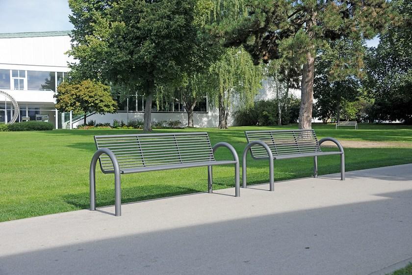 BENKERT BANKE Скамья из нержавеющей стали со спинкой Siardo sun-id-1350835 - Вид №3