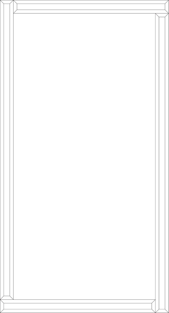 BY 0836 Зеркало с зеркальным обрамлением EVOFORM Style - Вид №1