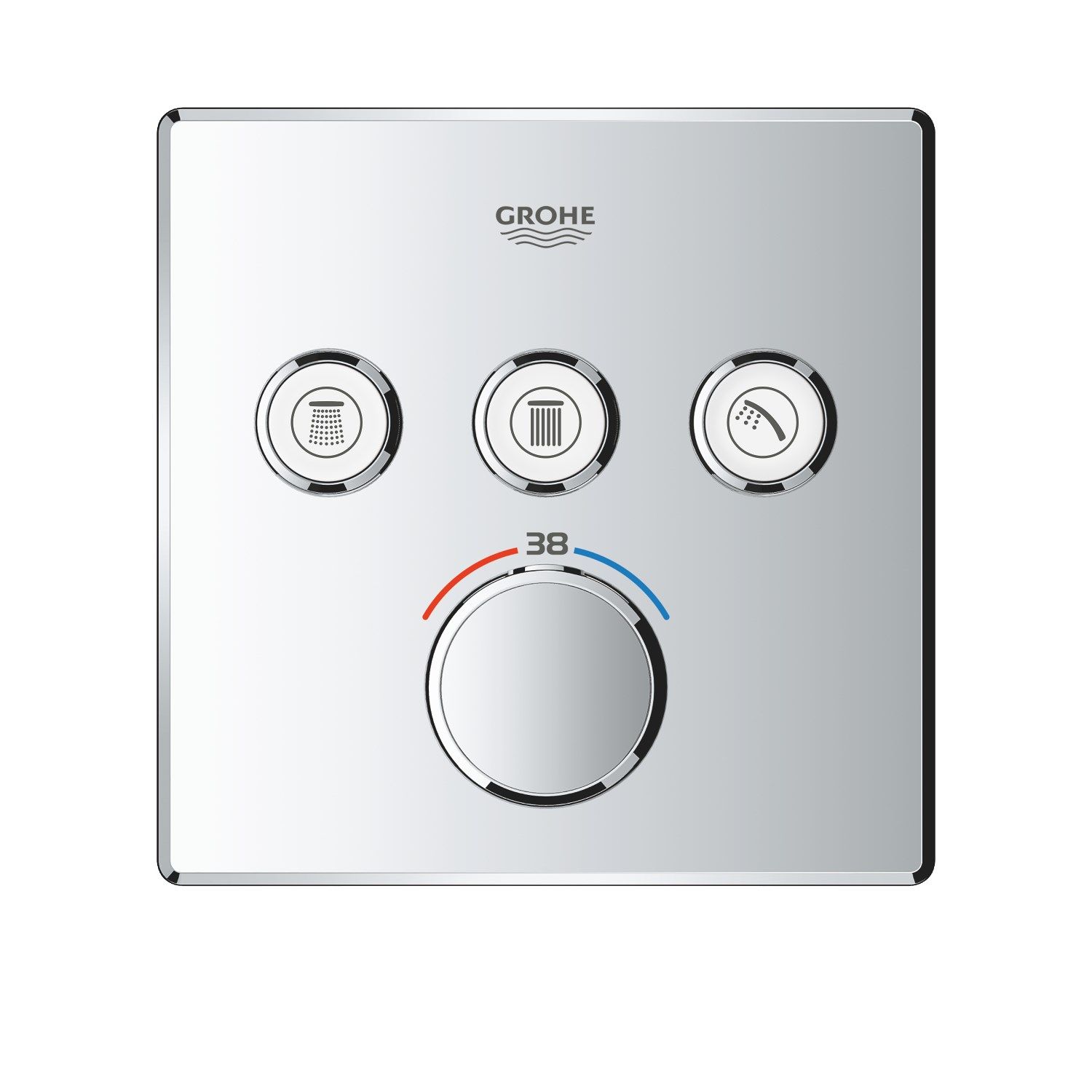 3-ходовой термостатический смеситель Grohe Grohtherm SmartControl ARCH-00128873 - Вид №3