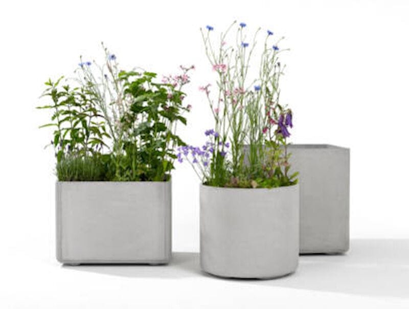 Бетонный низкий садовый горшок SWISSPEARL Softline ARCH-00078147