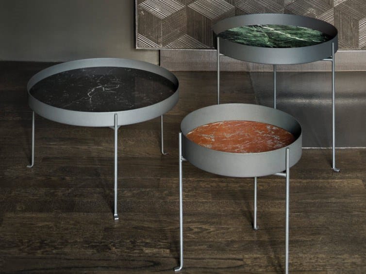 Мраморный круглый журнальный столик с подносом In Stock SALVATORI - PIETRA L ARCH-00102906 - Вид №3