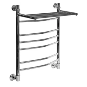 Полотенцесушитель водяной Aquanet Хекла ЛД (г2) ВП 600x400, с верхней полкой