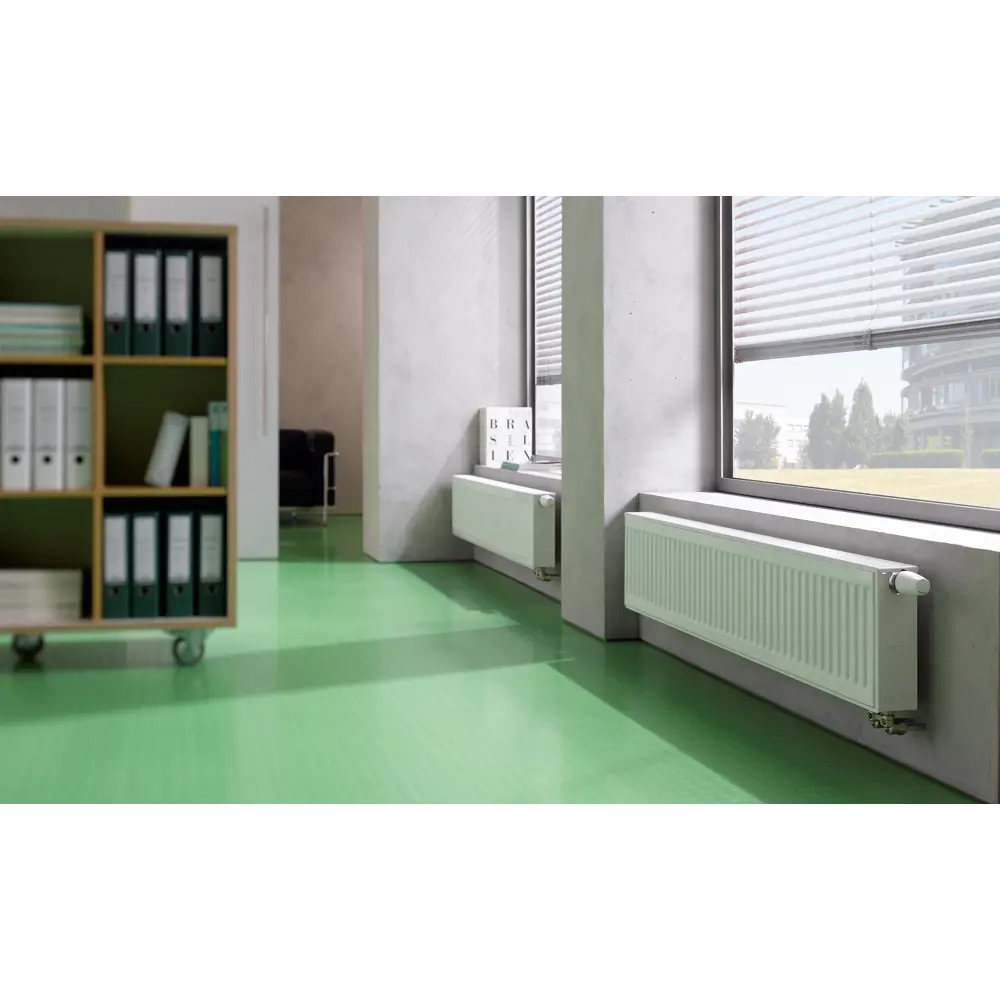 Радиатор панельный Kermi Profil FTV220300801R2Y 22 300x800 нижнее правое подключение сталь белый STLM-2193308 - Вид №2