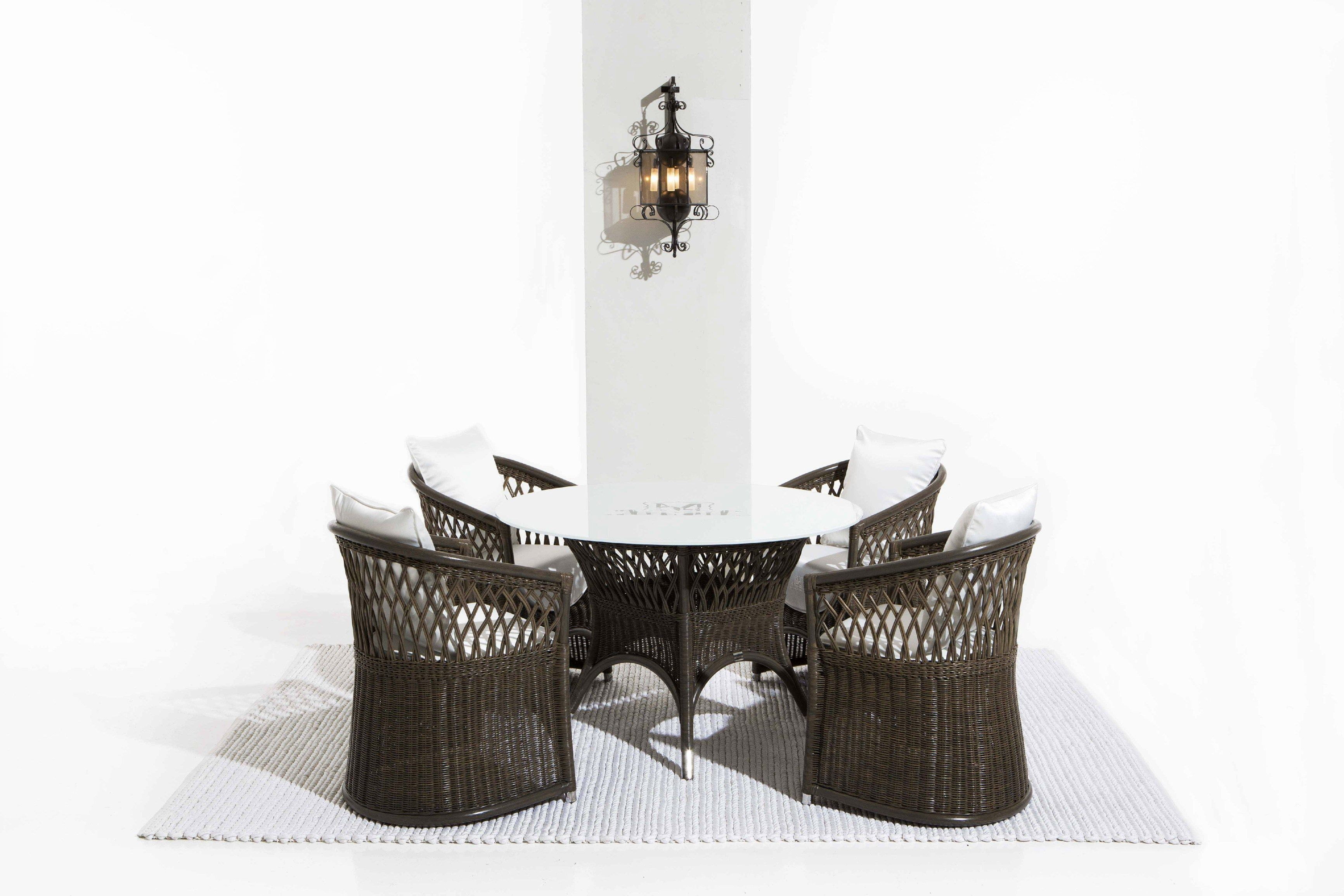 Круглый садовый стол из медоллина Samuele Mazza Outdoor Vega ARCH-00086879 - Вид №2