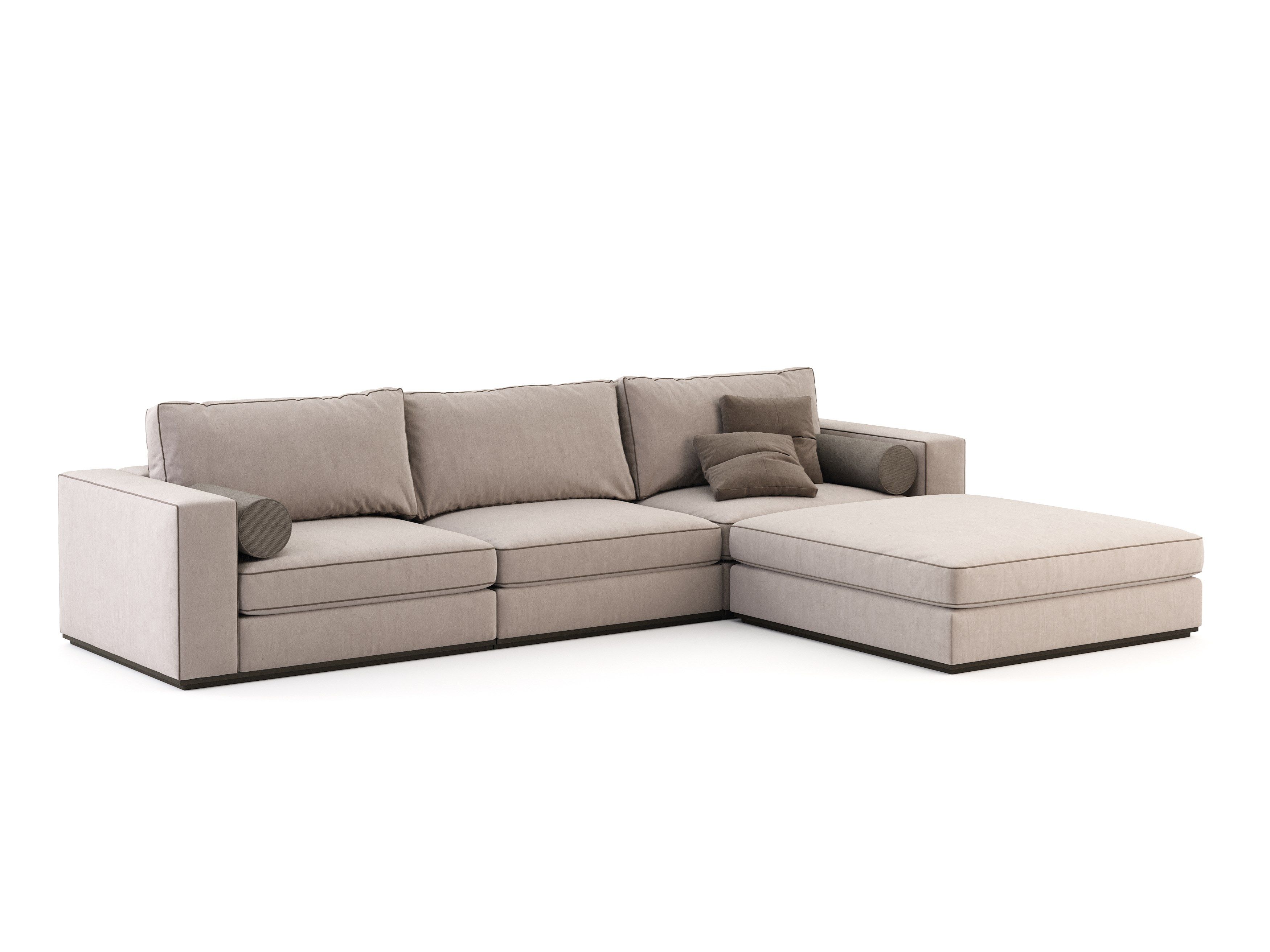 Бархатный диван с полуостровом Stylish Club Fortune ARCH-00130179