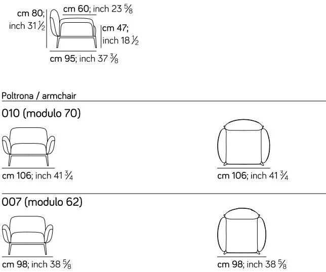 AMURA Кресло с подлокотниками Brooklyn Am080.007 - Вид №6