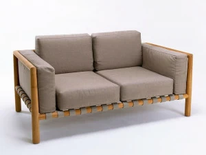 Unopiù Садовый диван 2 мест со съемным чехлом из ткани Pevero