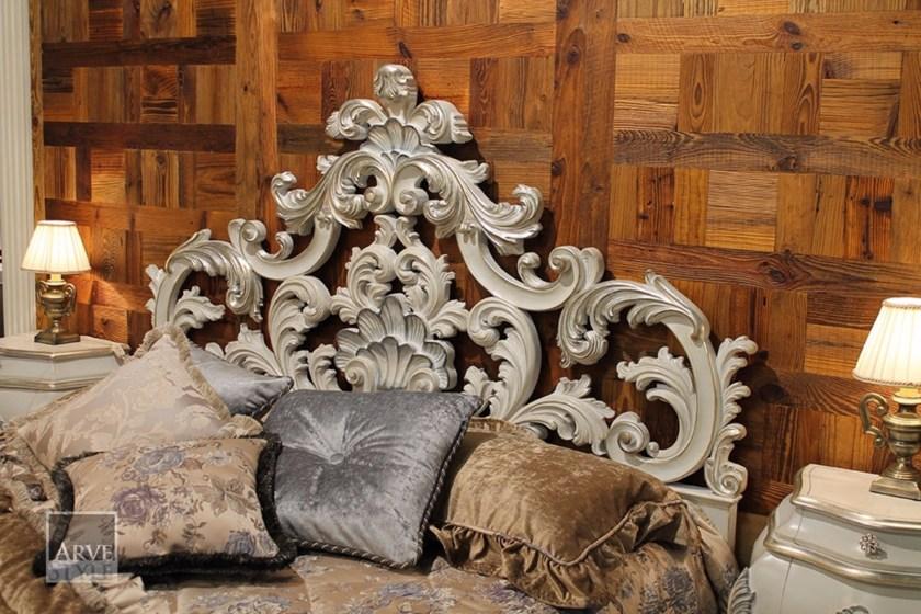 Arvestyle Лакированная двуспальная кровать из массива дерева Letizia Mn-1501 - Вид №8