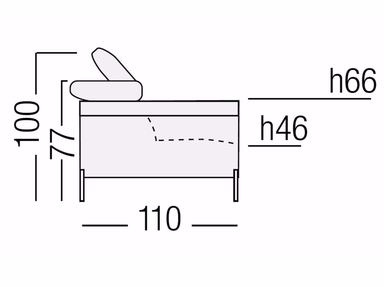 Диван с полуостровом Egoitaliano Sueli ARCH-00115804 - Вид №2
