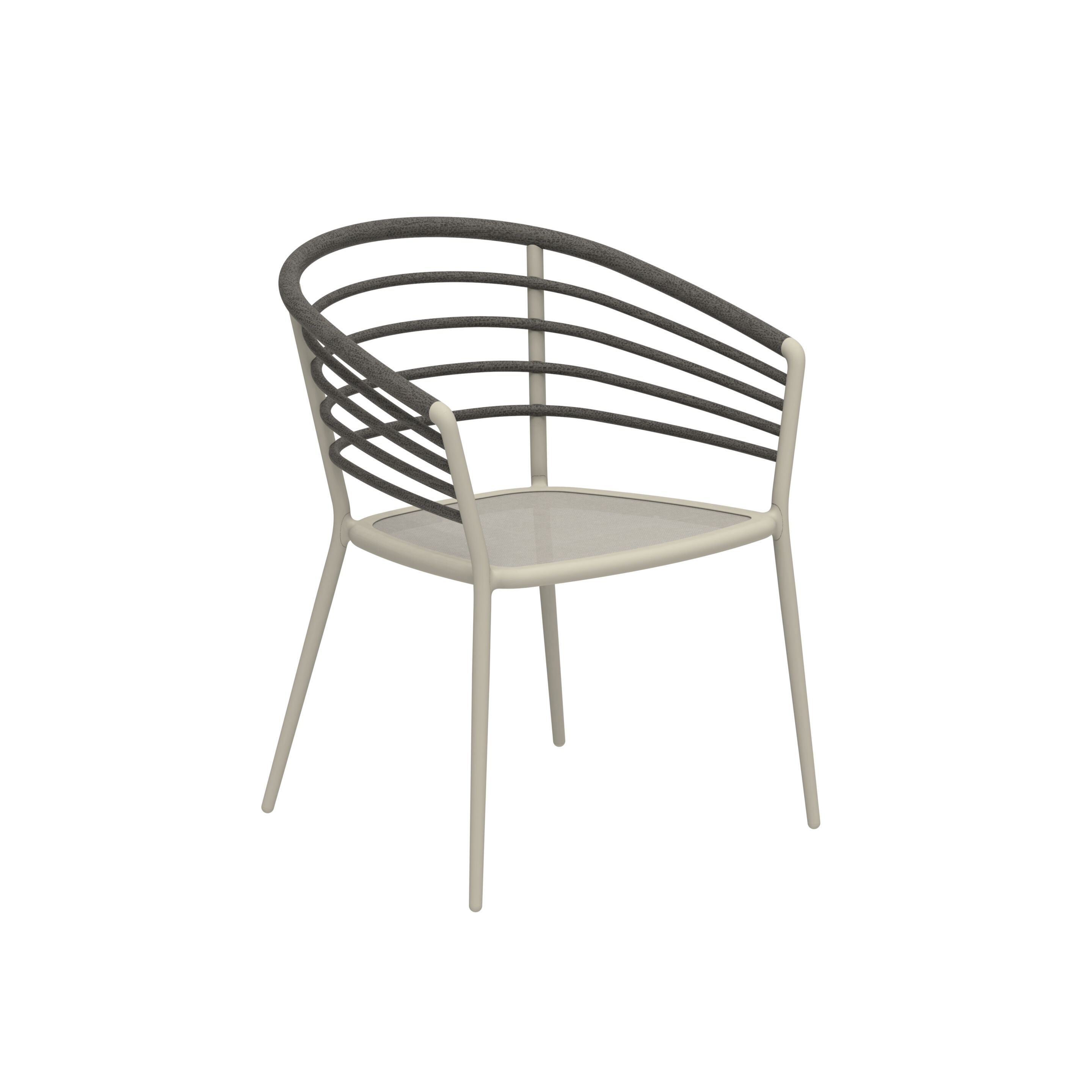 Алюминиевый садовый стул с подлокотниками Royal Botania Archy ARCH-00101924 - Вид №5