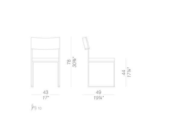 Штабелируемый деревянный стул Lapalma Куба + куб ARCH-00152160 - Вид №13