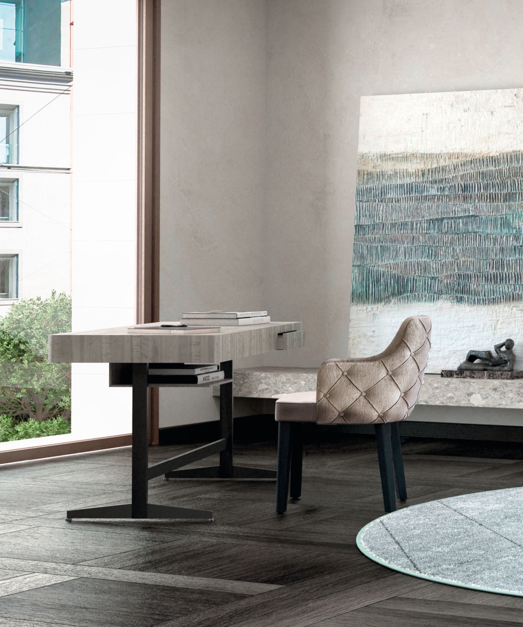 Мягкий стул из ткани Casamilano Royale ARCH-00042791 - Вид №1