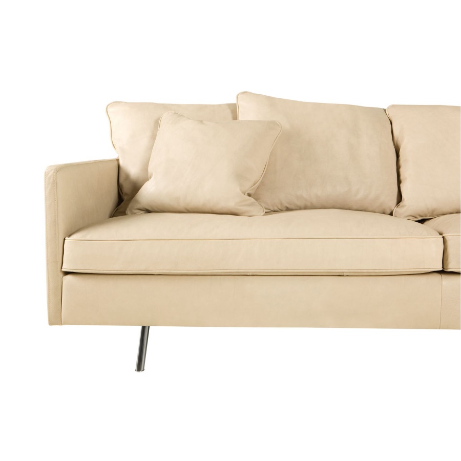 Диван Julia, трехместный, молочный, обивка Aniline Sits S1270 - Вид №5